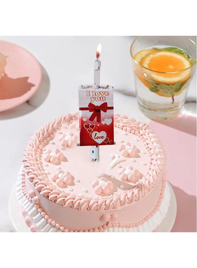 2 pcs Surprise Birthday Candle, Surprise Fan Cake Topper for Party Supplies, Fun Cake Decoration, Quirky Baking Accessory for Kids - Image 2